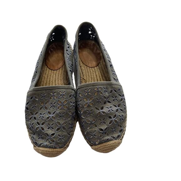 Michael Kors Women's Size 8 Blue Darci Slip On Flat Espadrille Shoes - Picture 1 of 8